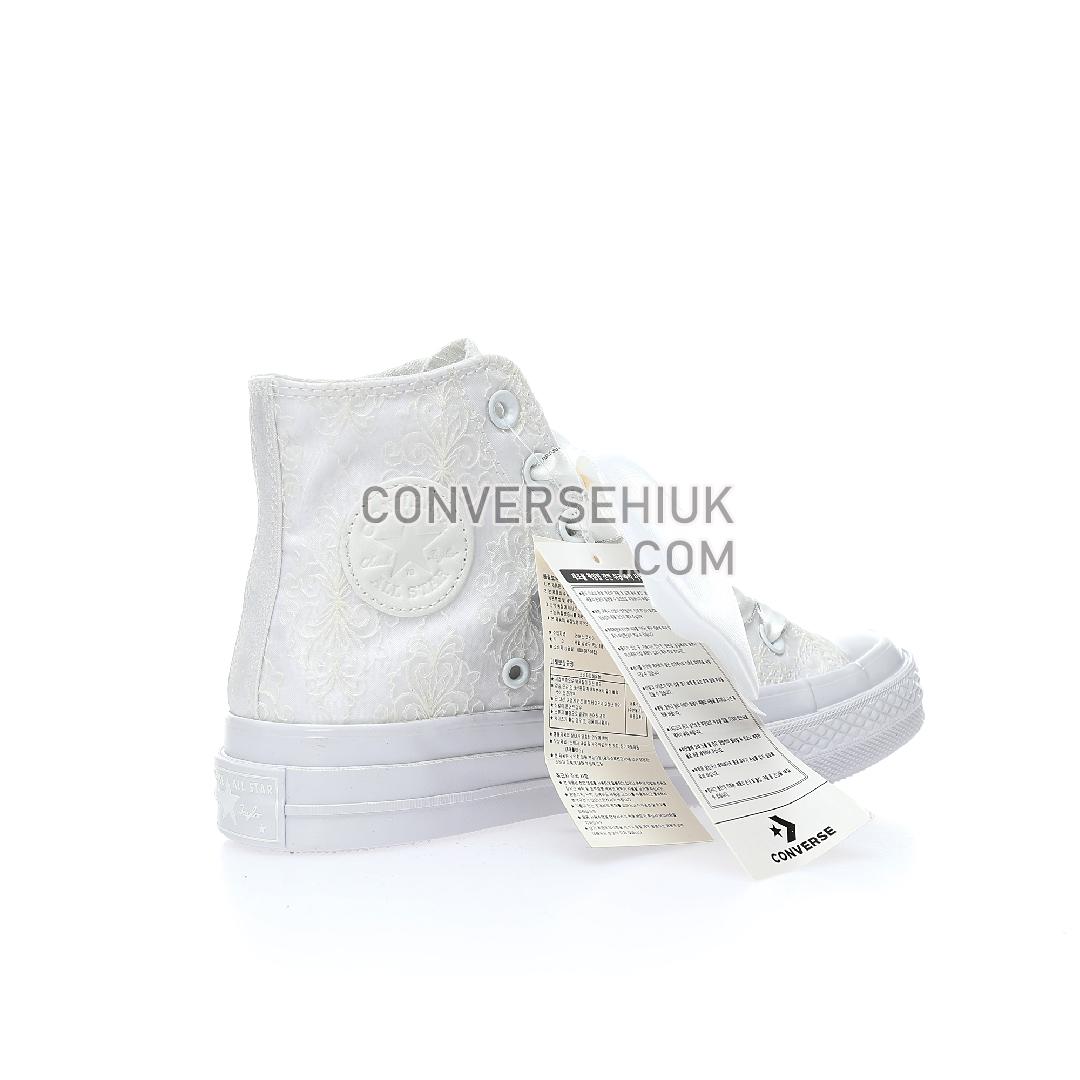 Converse Chuck Taylor 70S High Tops Floral Embroidered/White A07078C Shoes