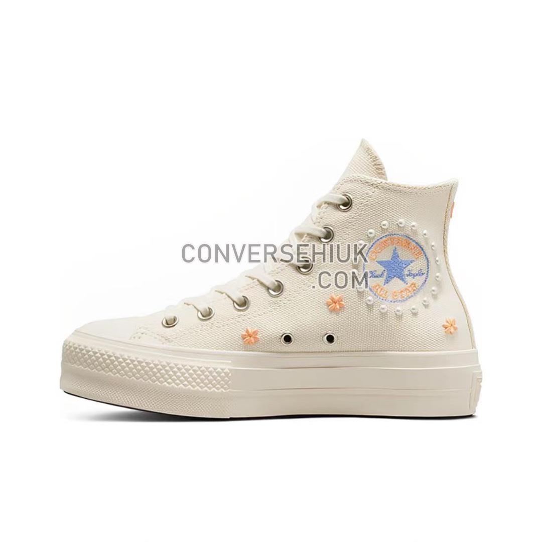 Converse Chuck Taylor All Star Lift Non-Slip Wear-Resistant High-Top Beige/Cream A05972C Shoes