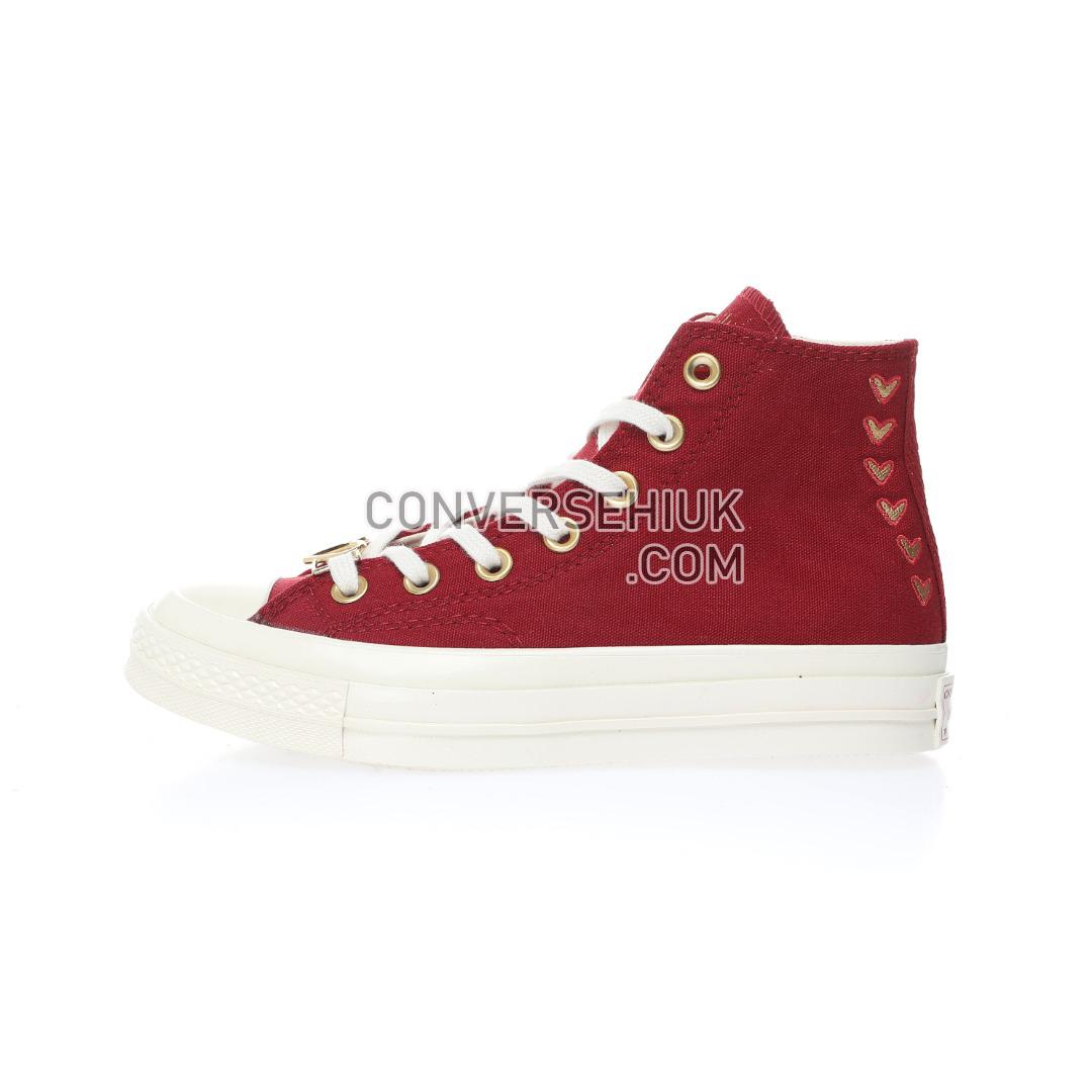 Converse Chuck 70 High Valentines Day Back Alley Brick/Moms Potato Salad/Pink Flamingo A03931C Shoes