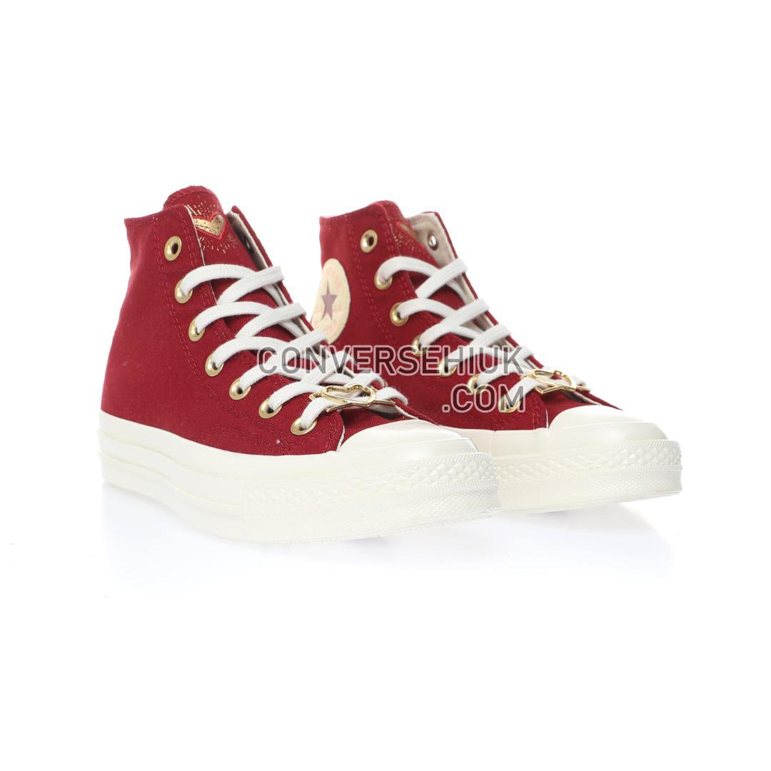 Converse Chuck 70 High Valentines Day Back Alley Brick/Moms Potato Salad/Pink Flamingo A03931C Shoes