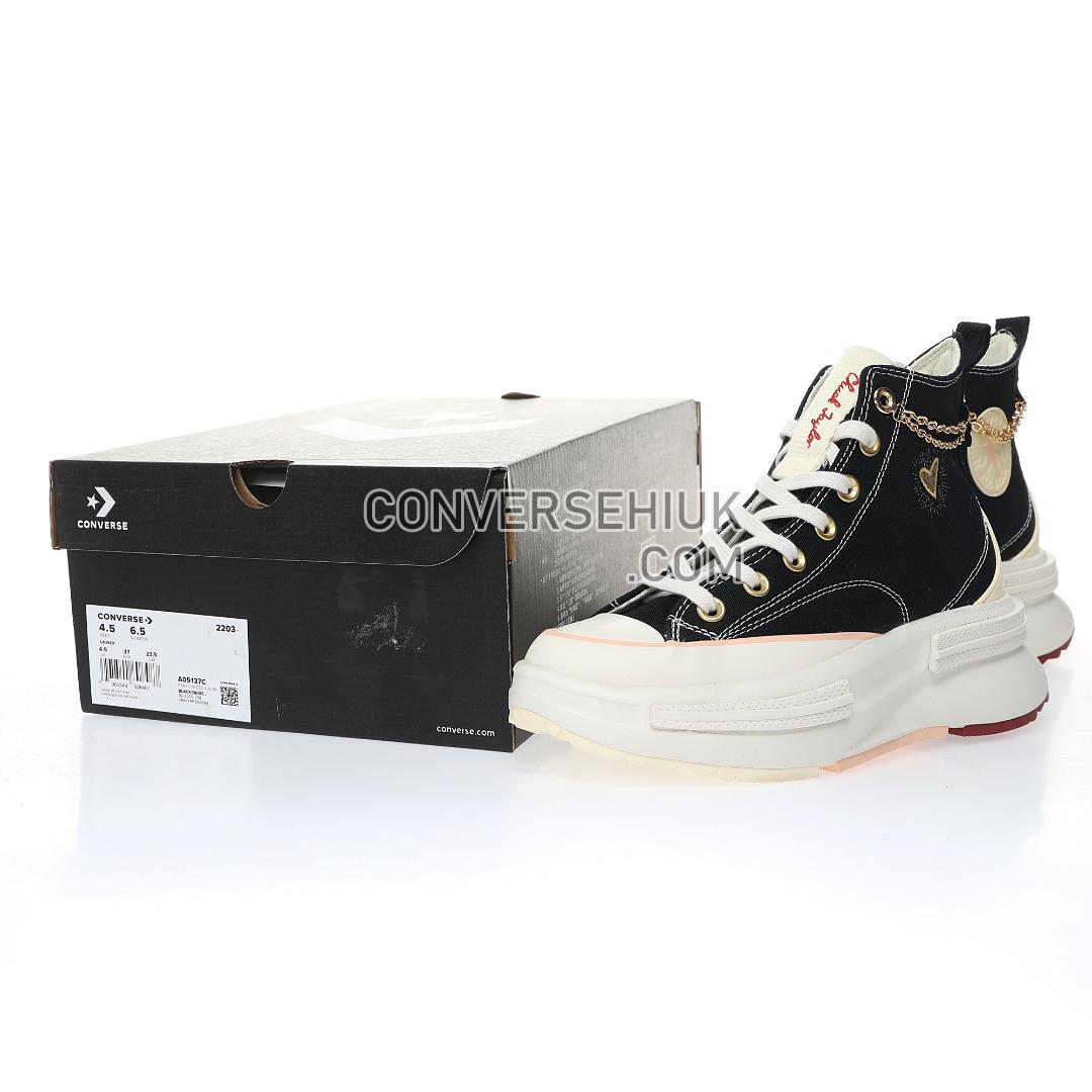 Converse Run Star Legacy CX Platform High Valentines Day 2023 Black/White/Pink AO5137C Shoes