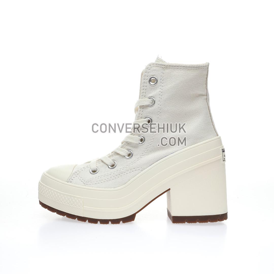 Converse Chuck 70 High De Luxe Heel Egret/White A05348C Shoes