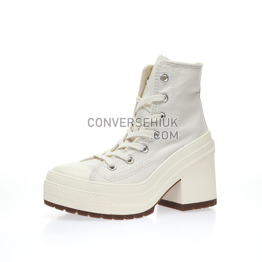 Converse Chuck 70 High De Luxe Heel Egret/White A05348C Shoes