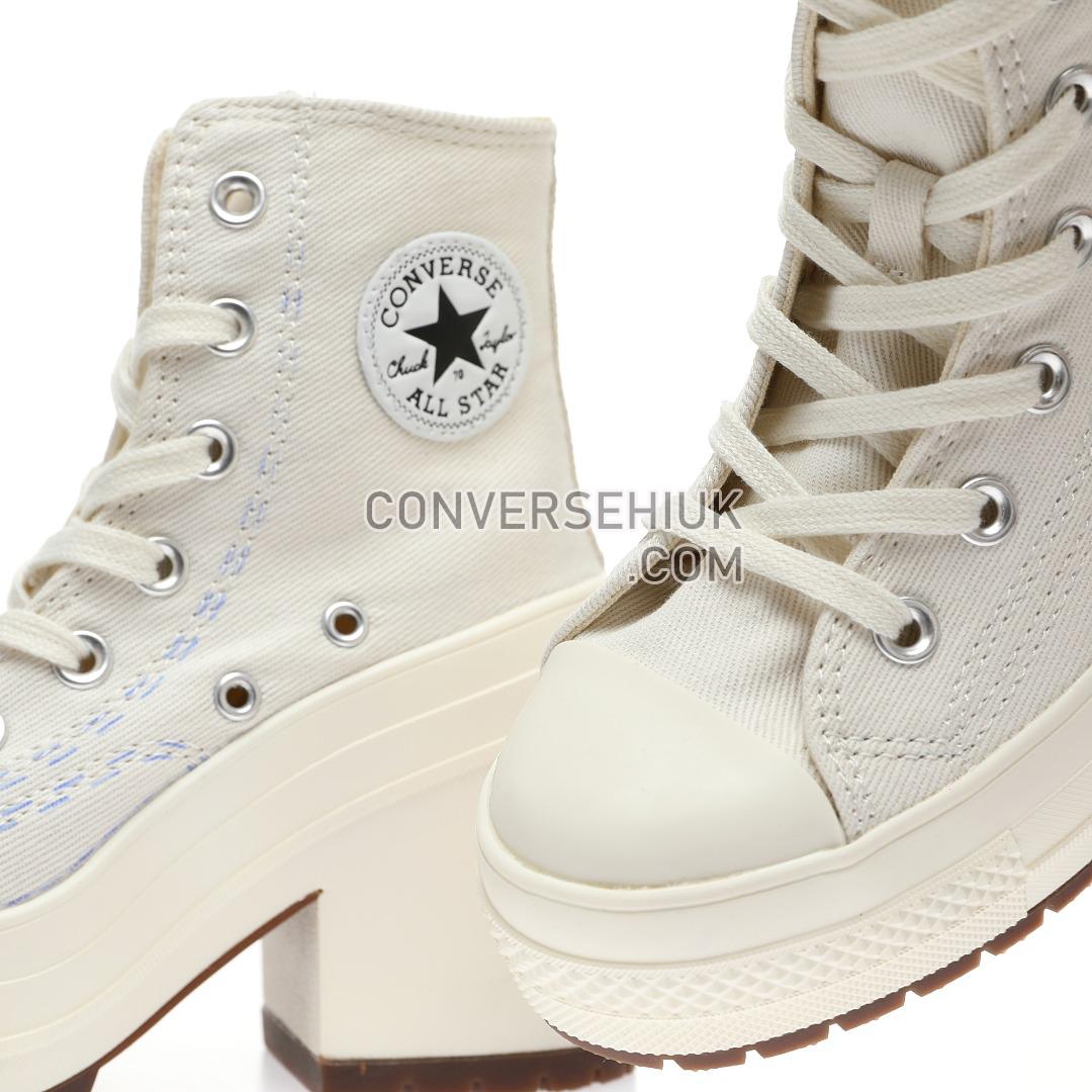 Converse Chuck 70 High De Luxe Heel Egret/White A05348C Shoes