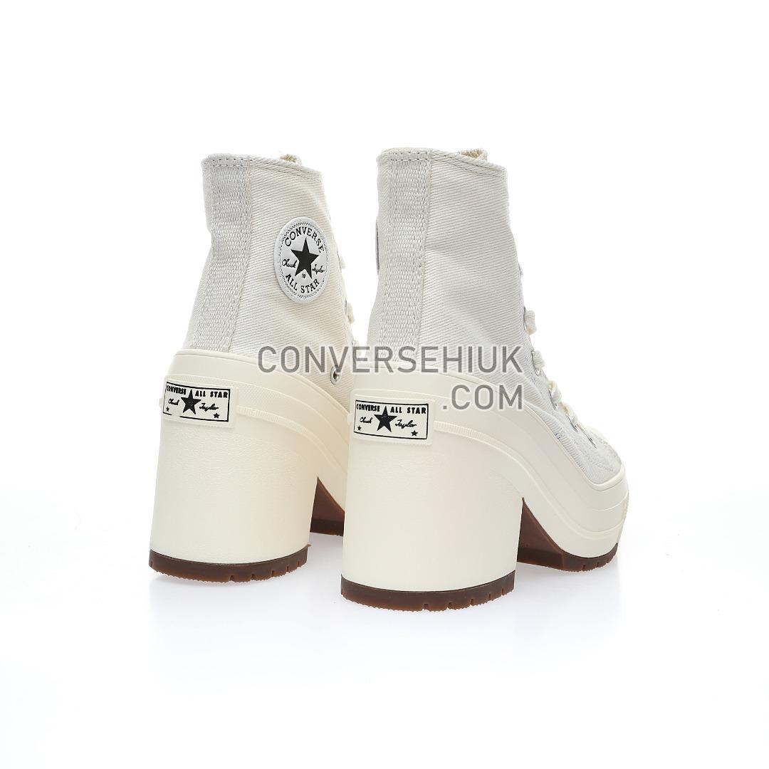 Converse Chuck 70 High De Luxe Heel Egret/White A05348C Shoes