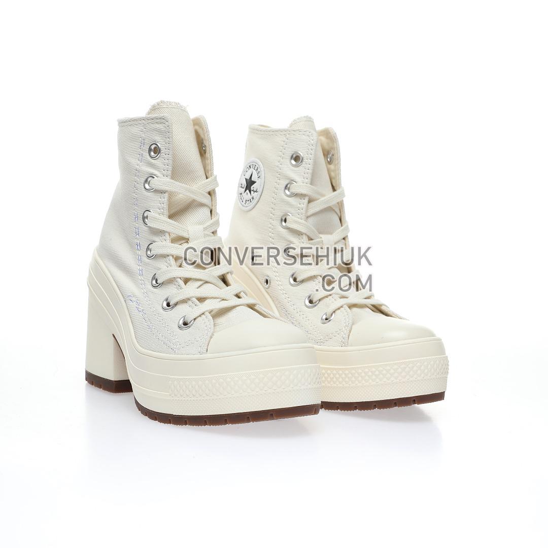 Converse Chuck 70 High De Luxe Heel Egret/White A05348C Shoes