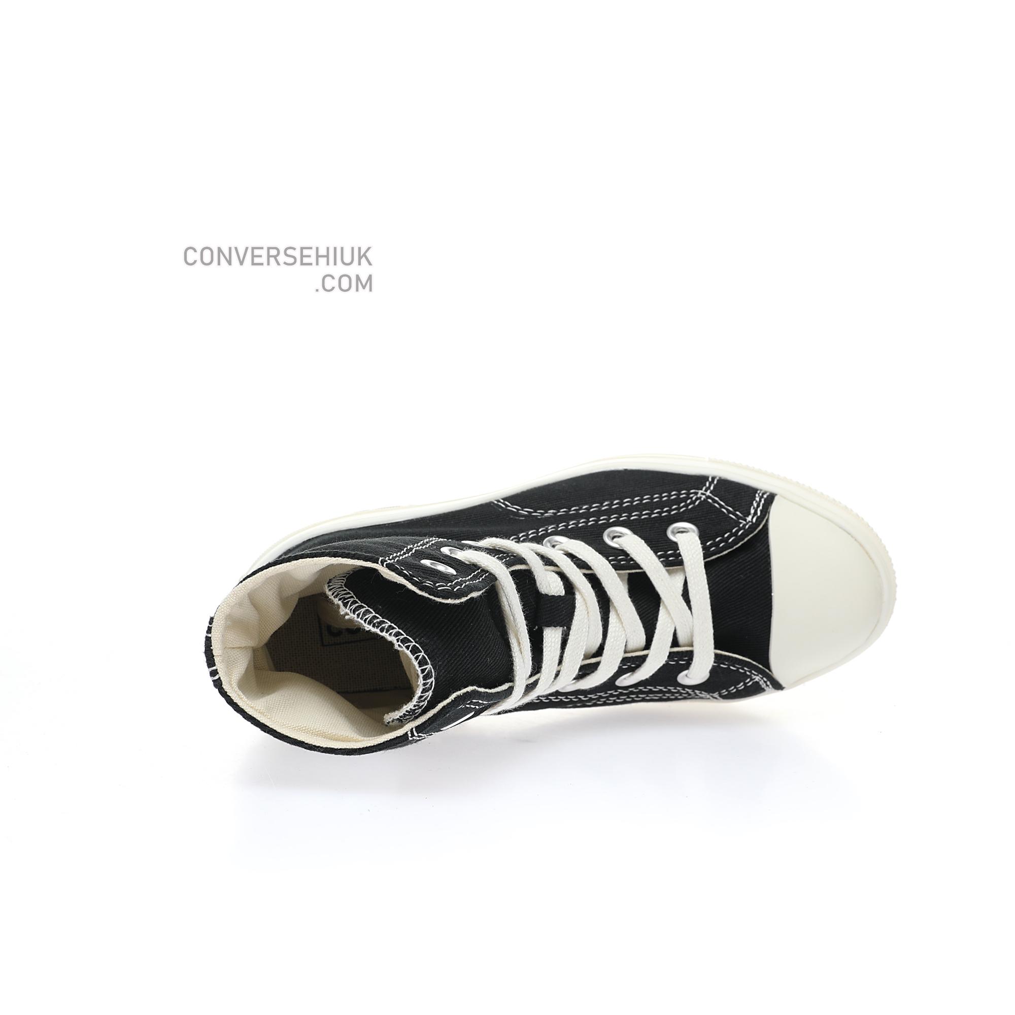 Converse Chuck Taylor All Star 70 Hi De Luxe Heel Black/Egret/Egret A05347C Shoes