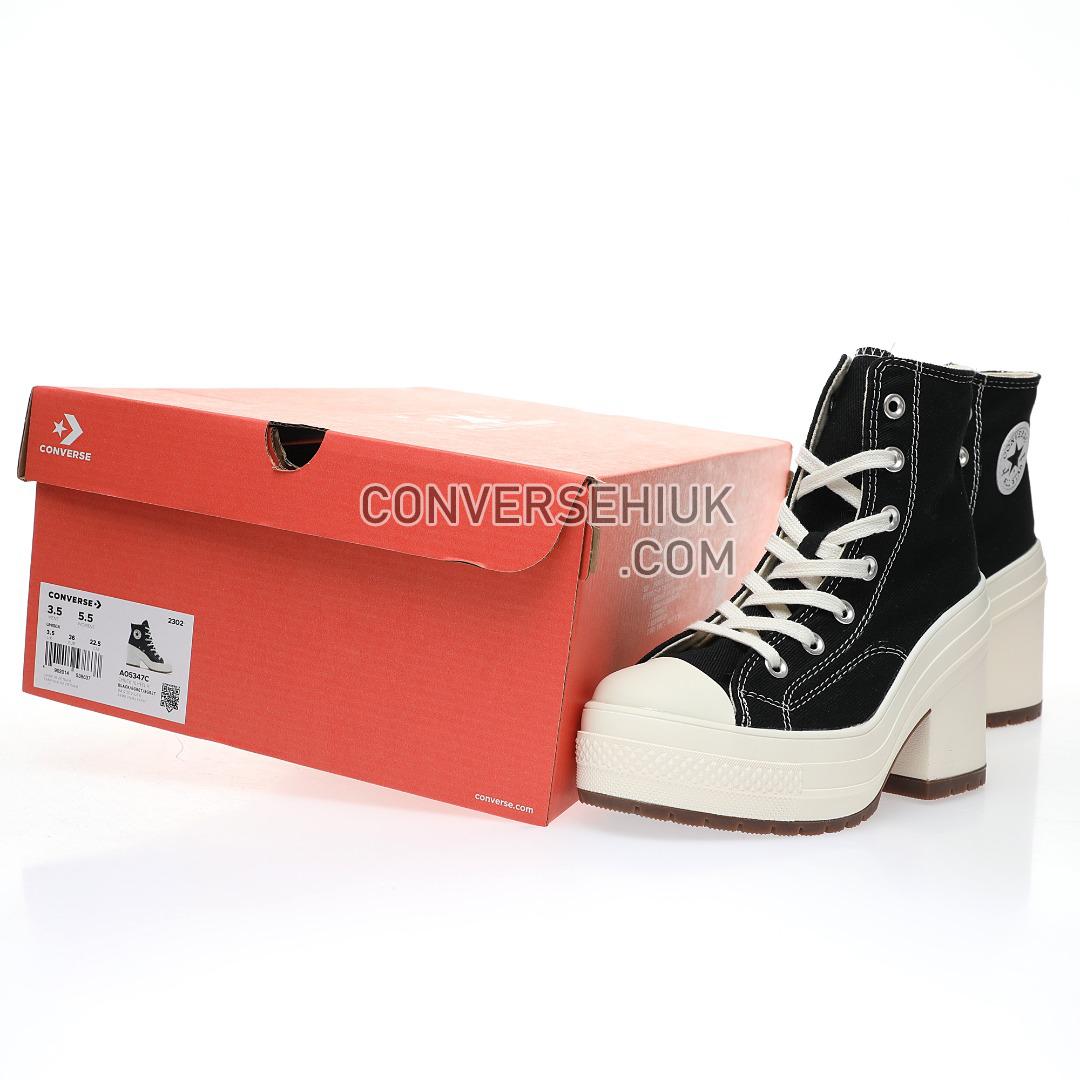 Converse Chuck Taylor All Star 70 Hi De Luxe Heel Black/Egret/Egret A05347C Shoes