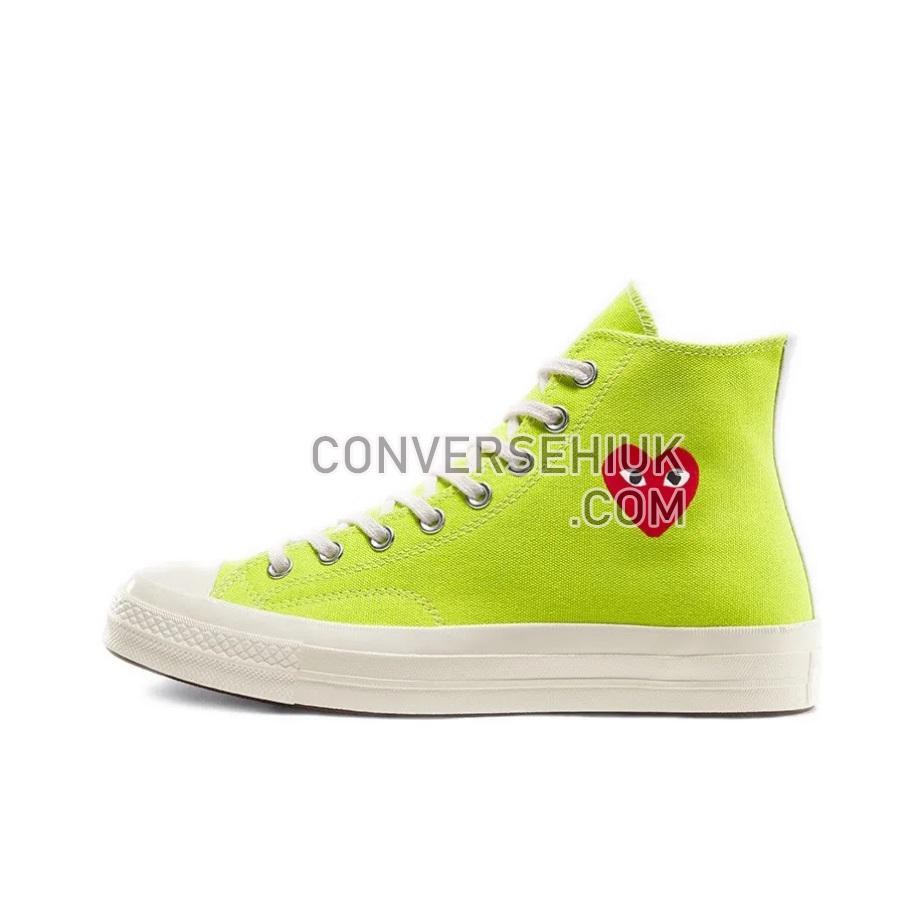 Comme des Garcons PLAY x Converse Chuck Taylor All-Star 70 High Bright Green/White 168299C Shoes