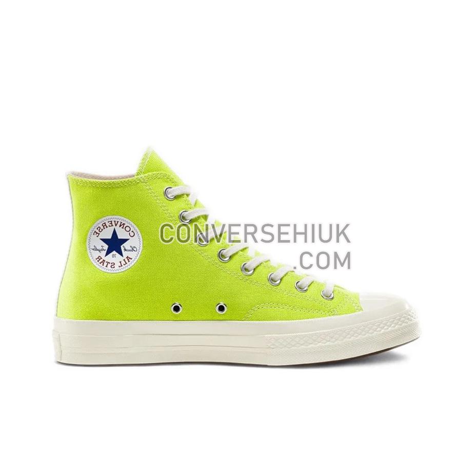 Comme des Garcons PLAY x Converse Chuck Taylor All-Star 70 High Bright Green/White 168299C Shoes