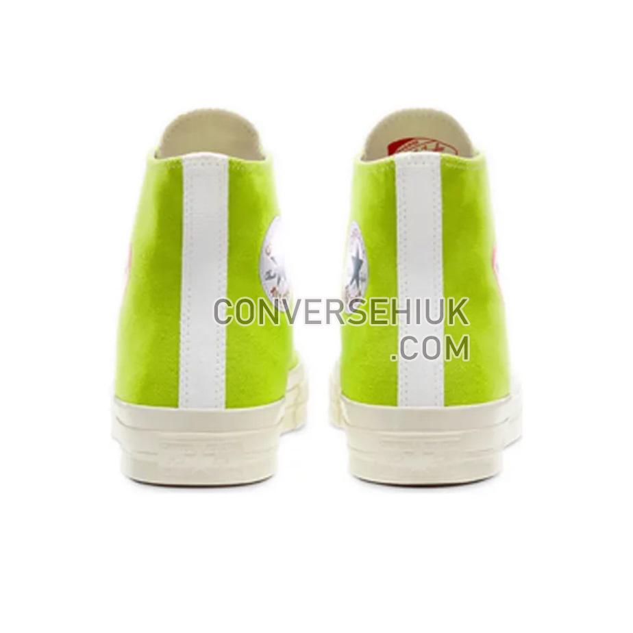 Comme des Garcons PLAY x Converse Chuck Taylor All-Star 70 High Bright Green/White 168299C Shoes