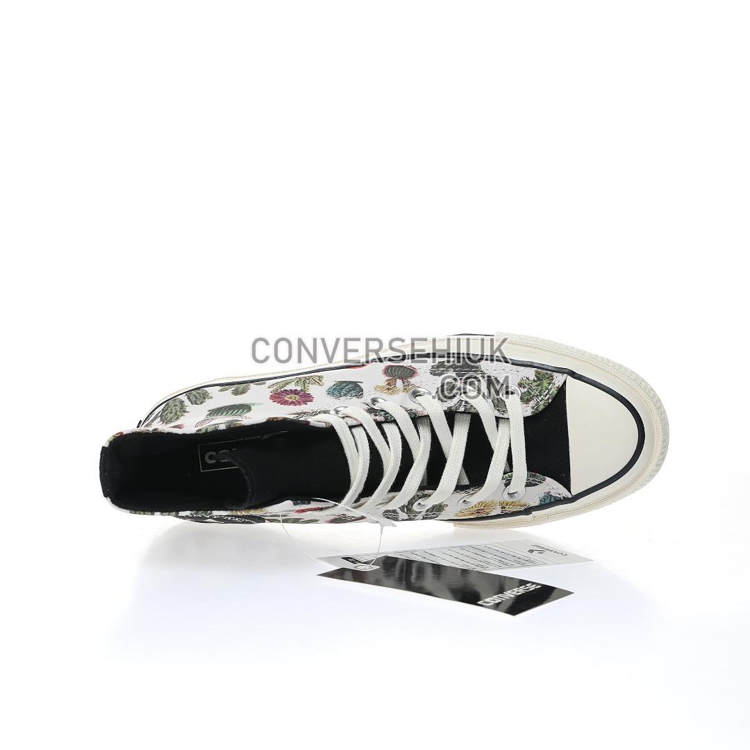 Converse Chuck 70 Succulent Print High Top Egret/Black/Egret A00653C Shoes