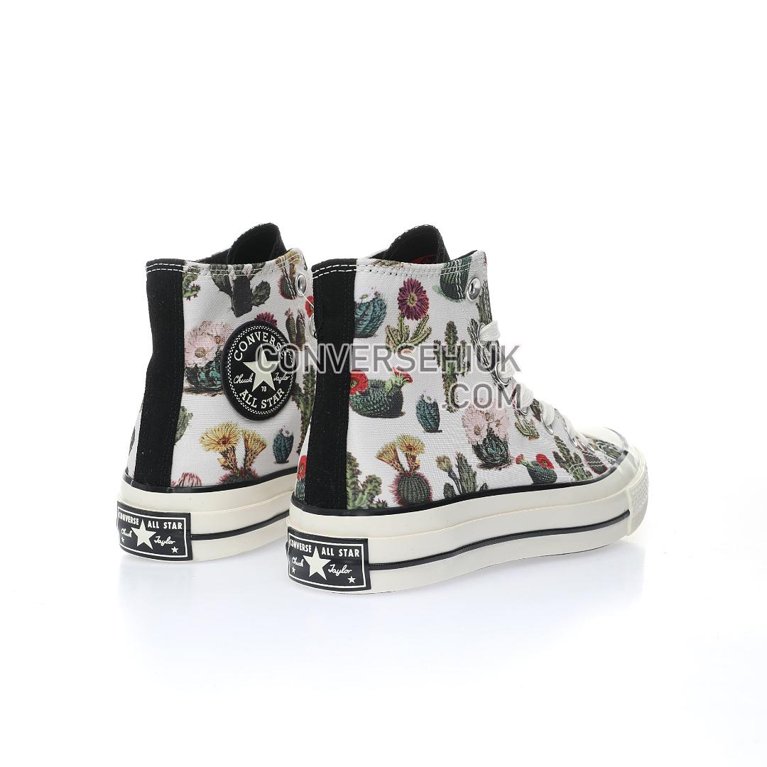 Converse Chuck 70 Succulent Print High Top Egret/Black/Egret A00653C Shoes