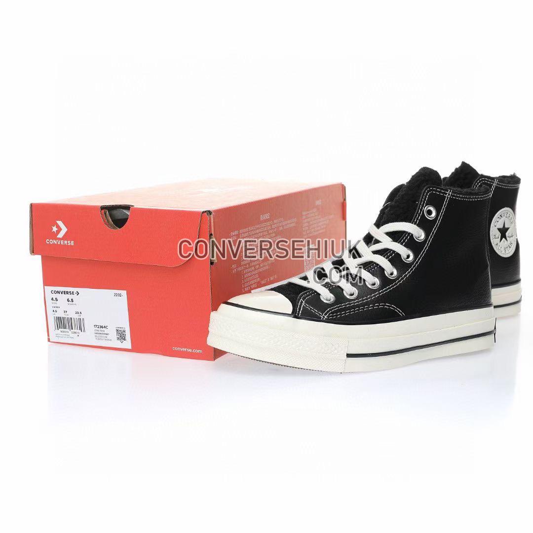 Converse Chuck Taylor All Star 70 Hi Sherpa Black/Black/Egret 172364C Shoes