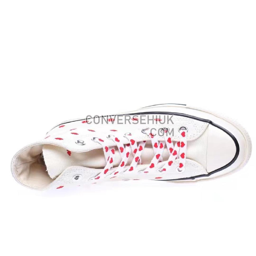 Converse Chuck Taylor All Star 70 Hi Embroidered Lips Vintage White/University Red A01601C Shoes