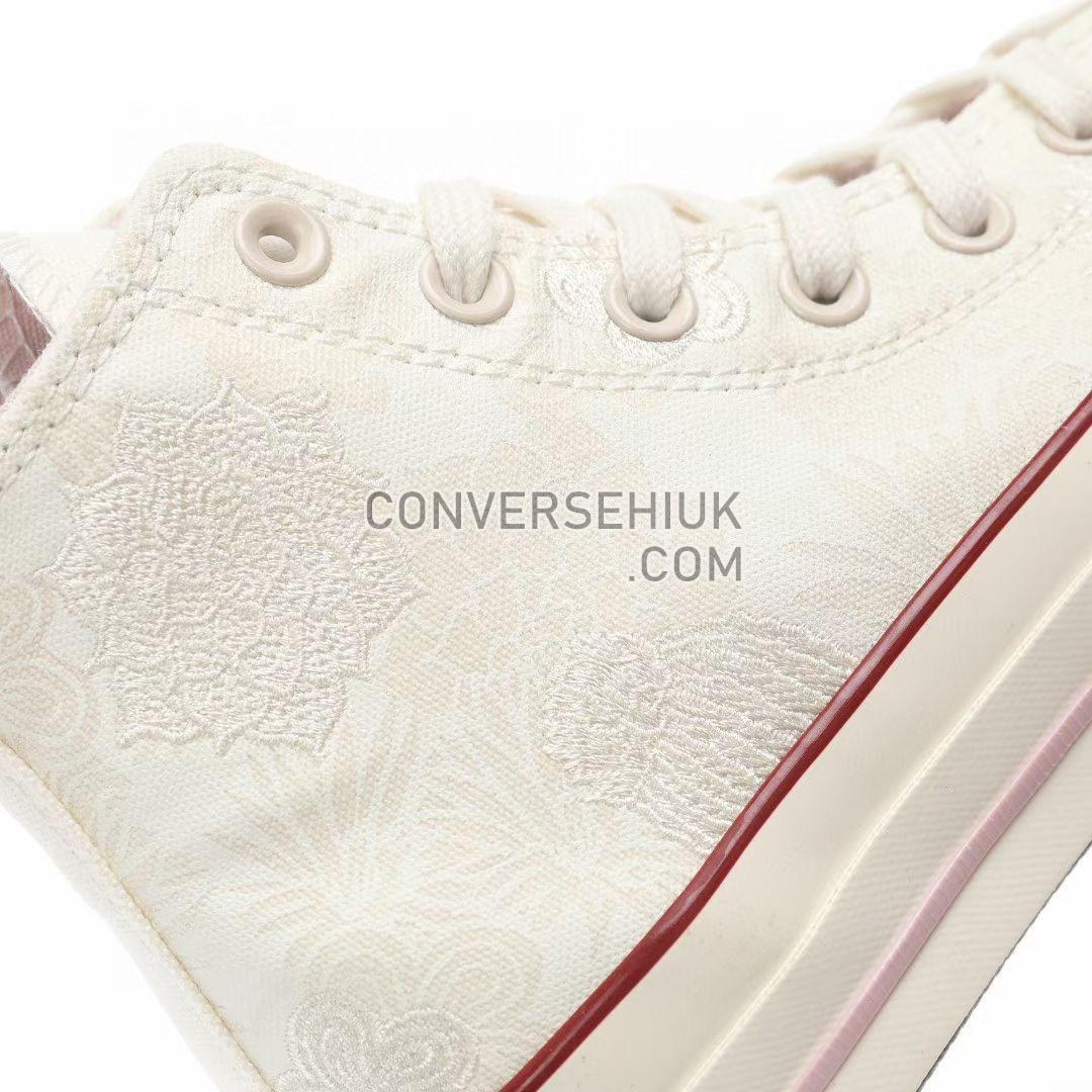 Converse Chuck Taylor All Star 1970s Embroidered Desert Floral Cream White/Red A00844C Shoes