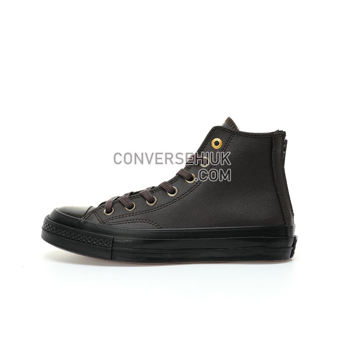 Converse Chuck 70 Leather Zipper High Top Velvet Brown/Dark Brown A02110C Shoes