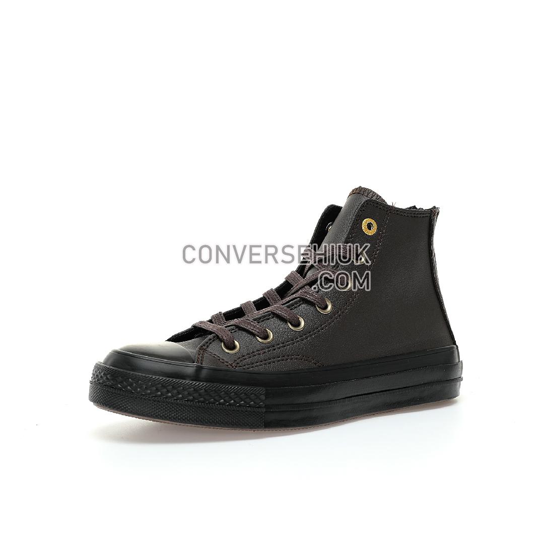 Converse Chuck 70 Leather Zipper High Top Velvet Brown/Dark Brown A02110C Shoes