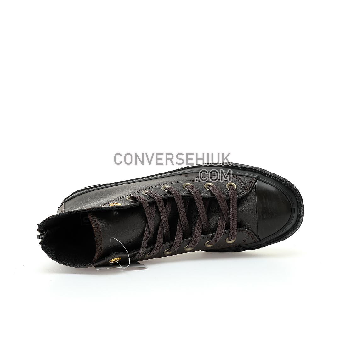 Converse Chuck 70 Leather Zipper High Top Velvet Brown/Dark Brown A02110C Shoes