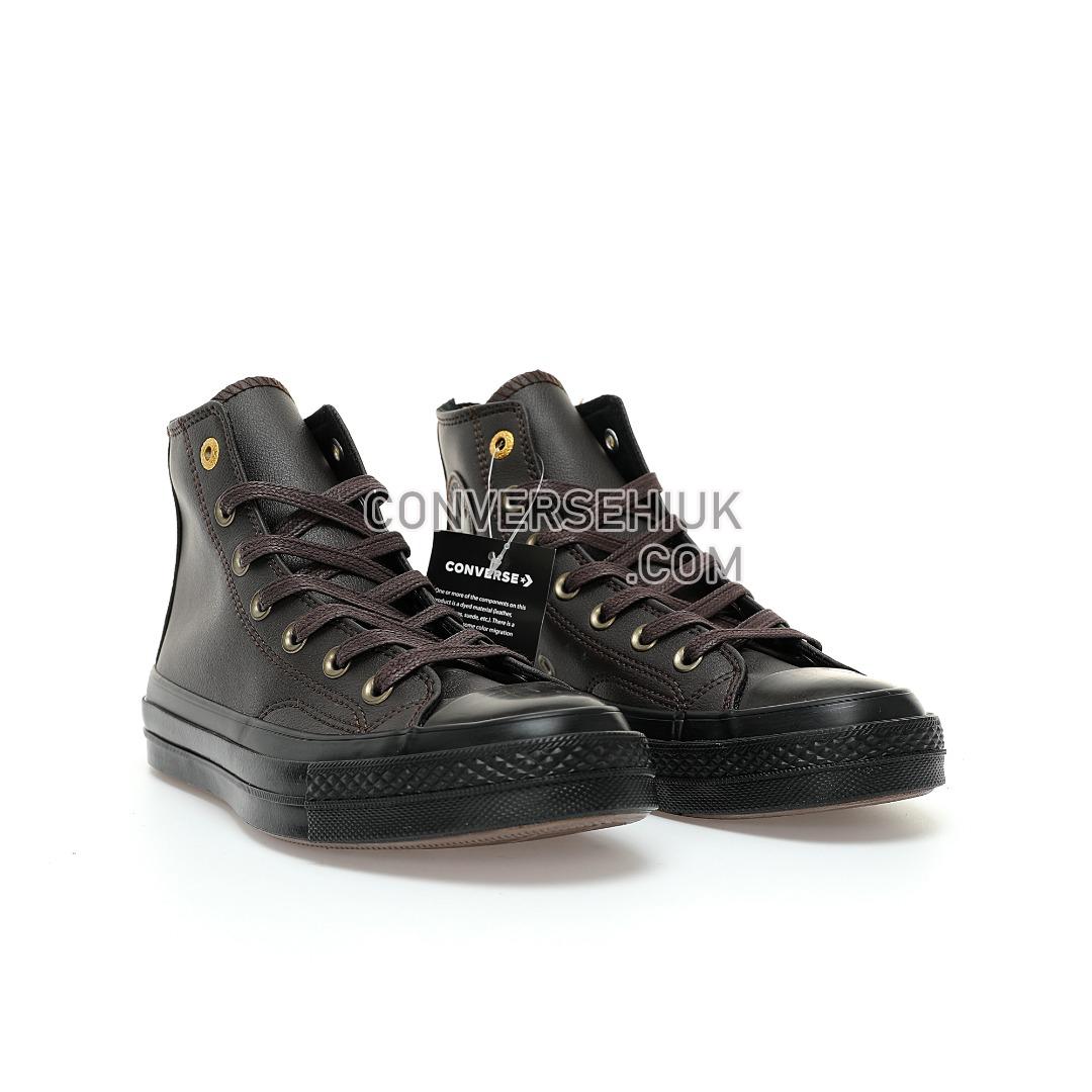 Converse Chuck 70 Leather Zipper High Top Velvet Brown/Dark Brown A02110C Shoes