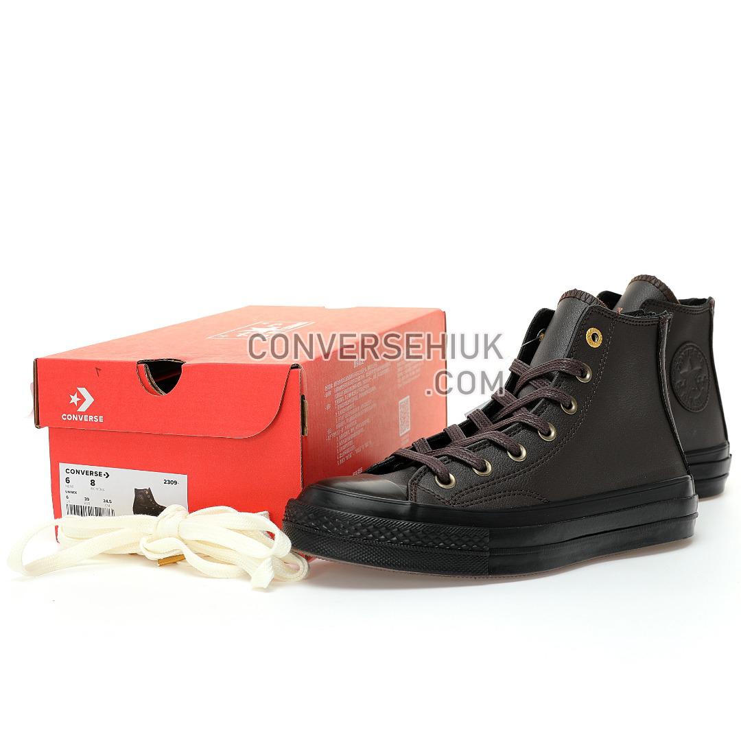 Converse Chuck 70 Leather Zipper High Top Velvet Brown/Dark Brown A02110C Shoes