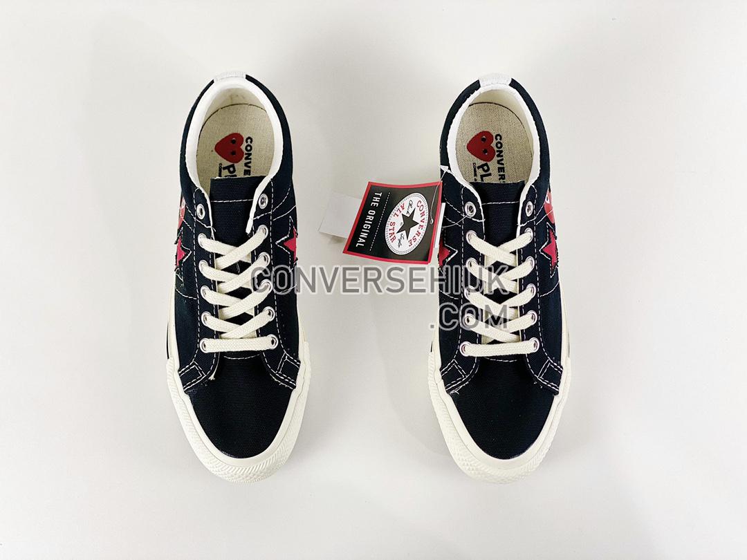 Comme des Garcons Play x Converse One Star Black/Red/White A01791C Shoes