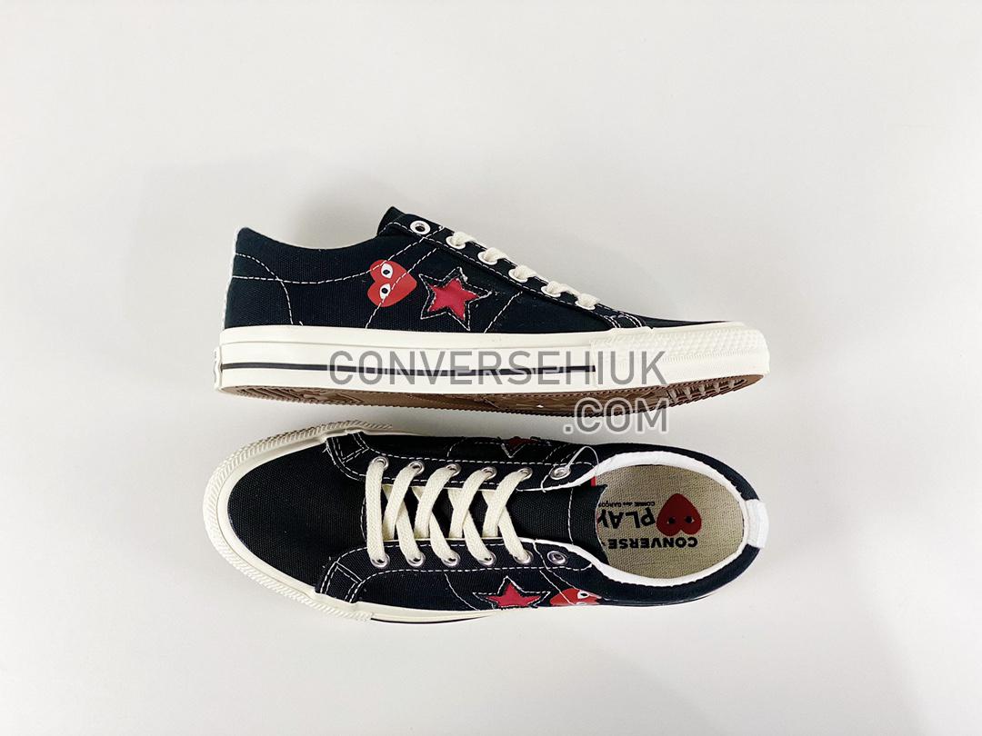 Comme des Garcons Play x Converse One Star Black/Red/White A01791C Shoes