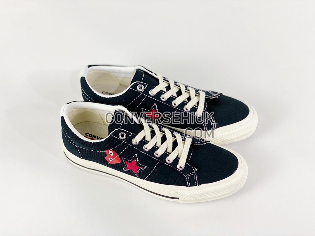 Comme des Garcons Play x Converse One Star Black/Red/White A01791C Shoes