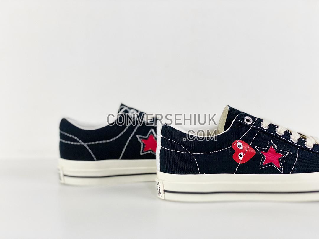 Comme des Garcons Play x Converse One Star Black/Red/White A01791C Shoes