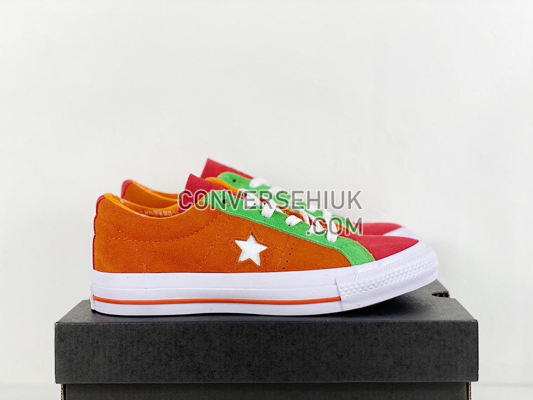 Converse One Star Pro Orange/Green/White 171932C Shoes