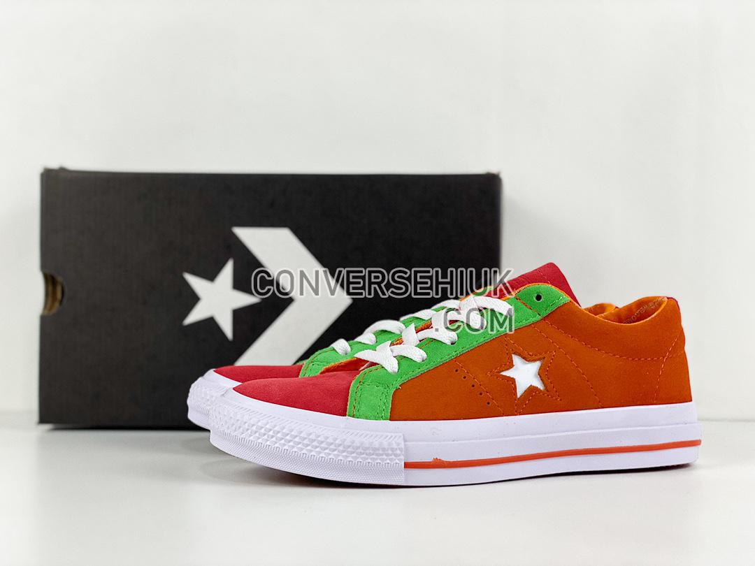 Converse One Star Pro Orange/Green/White 171932C Shoes