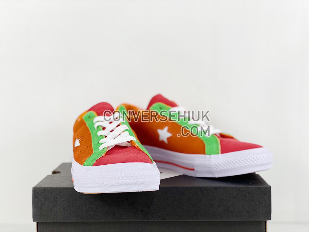 Converse One Star Pro Orange/Green/White 171932C Shoes