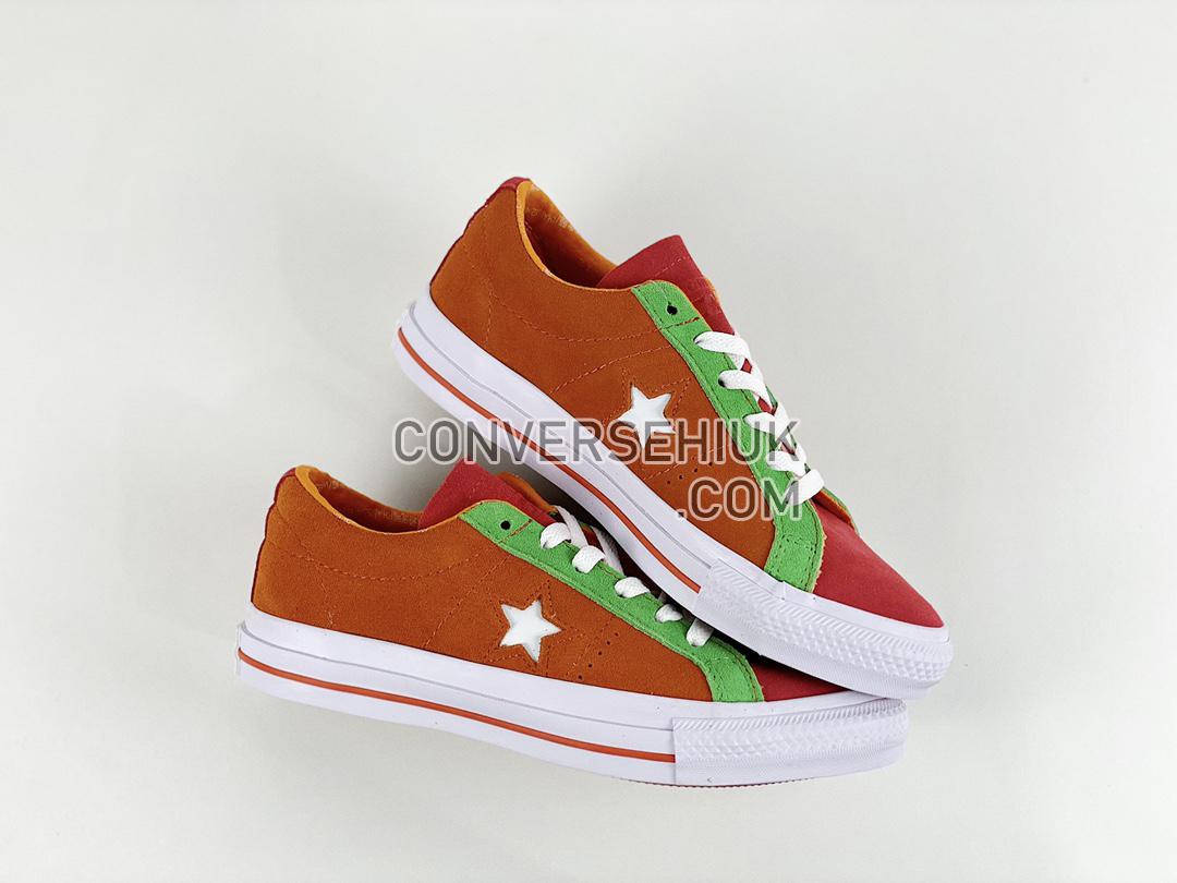 Converse One Star Pro Orange/Green/White 171932C Shoes