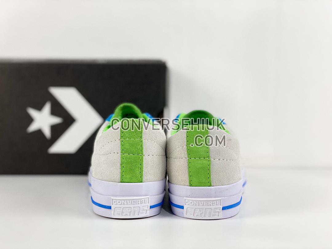 Converse One Star Pro White/Bold Turf/Kinetic Blue 171933C Shoes