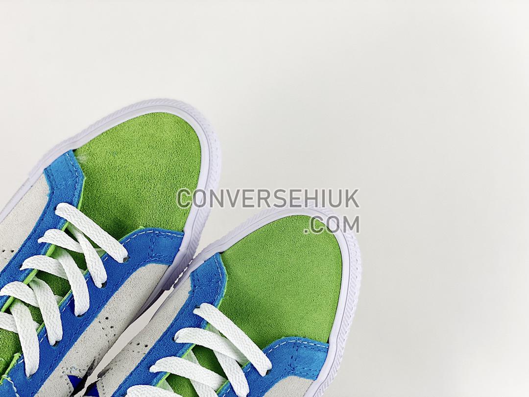 Converse One Star Pro White/Bold Turf/Kinetic Blue 171933C Shoes