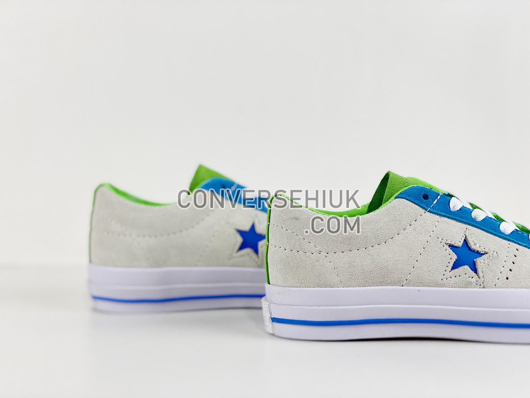 Converse One Star Pro White/Bold Turf/Kinetic Blue 171933C Shoes