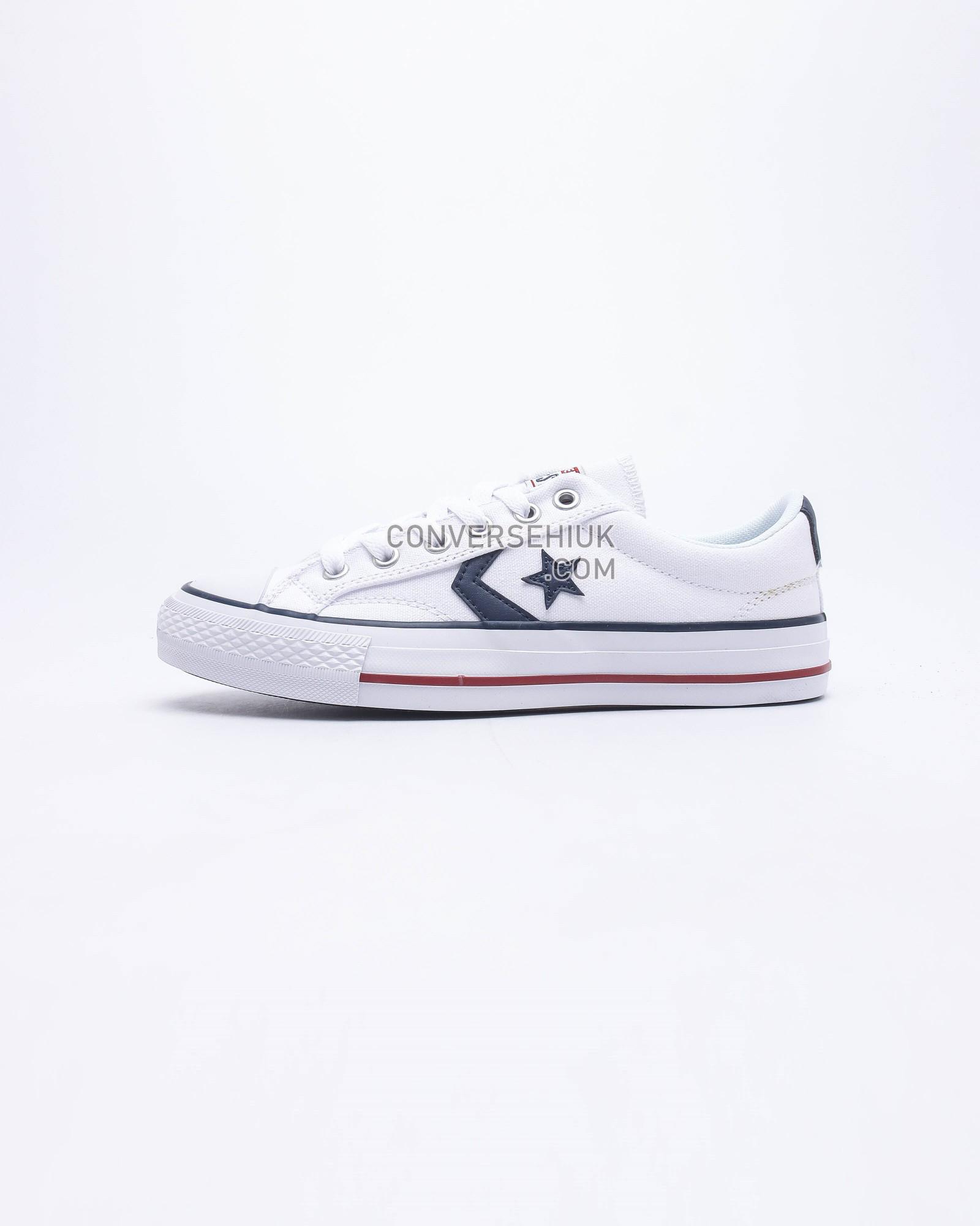 Converse Star Player Ox White/Blue/Red 144151C Shoes