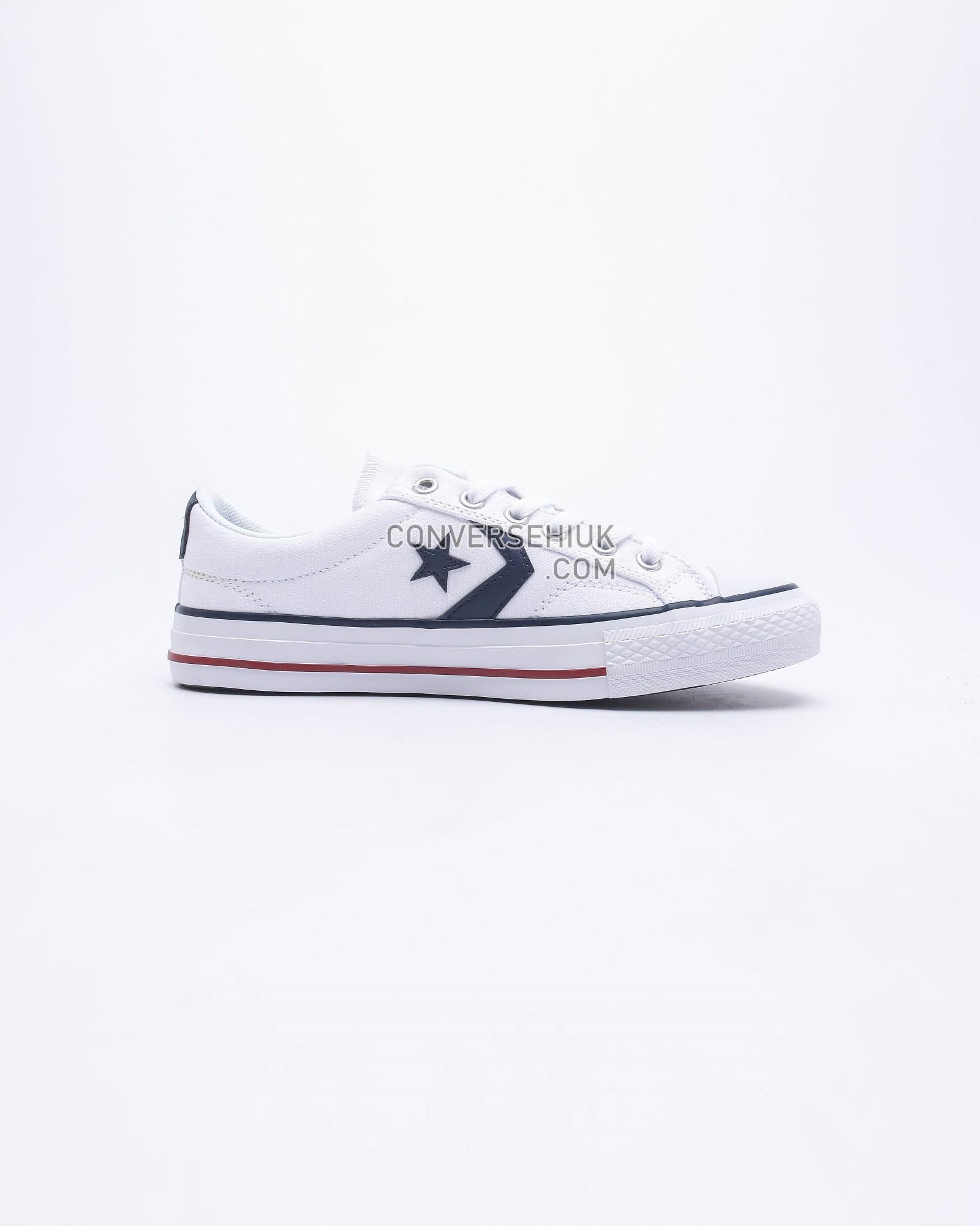 Converse Star Player Ox White/Blue/Red 144151C Shoes