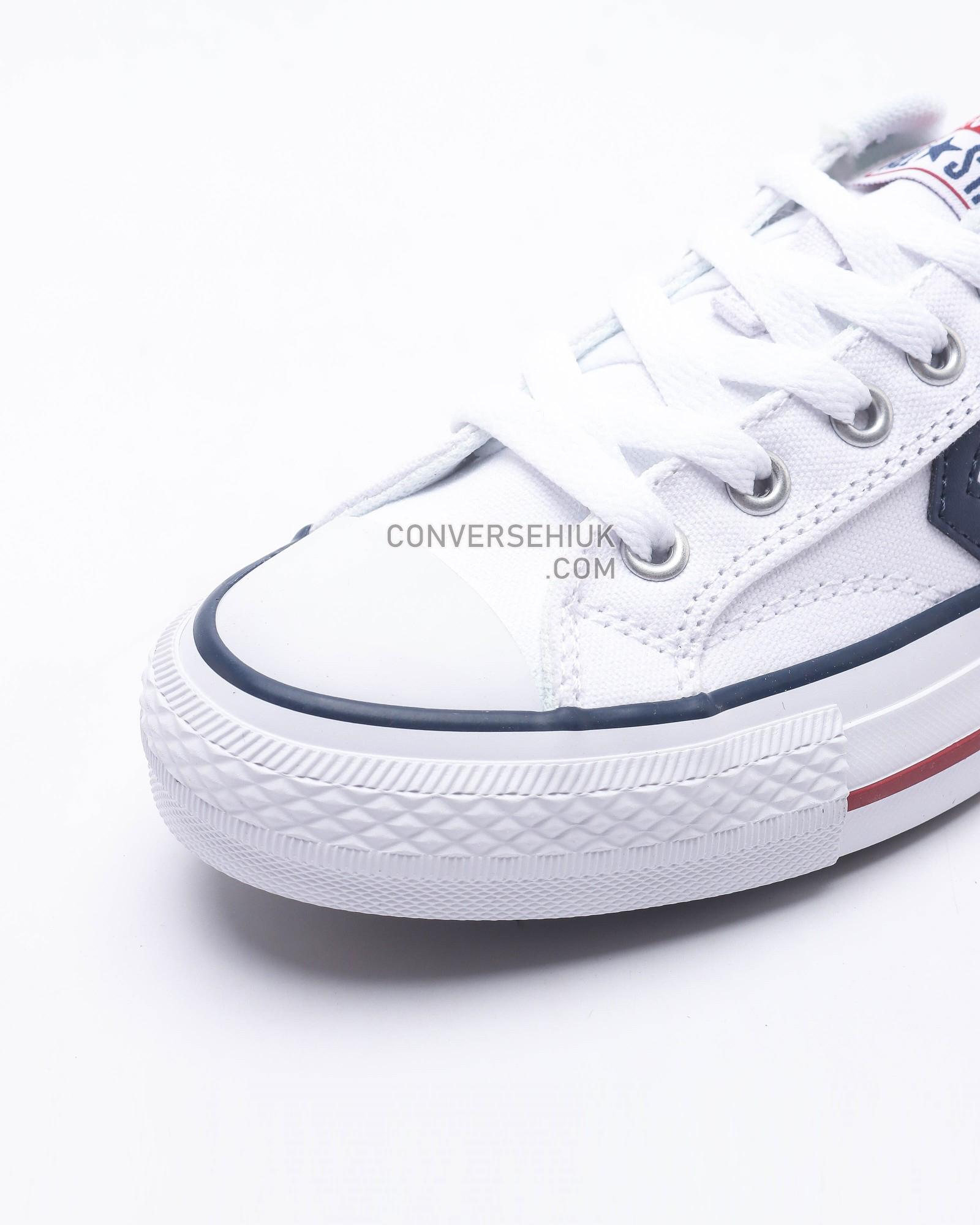 Converse Star Player Ox White/Blue/Red 144151C Shoes