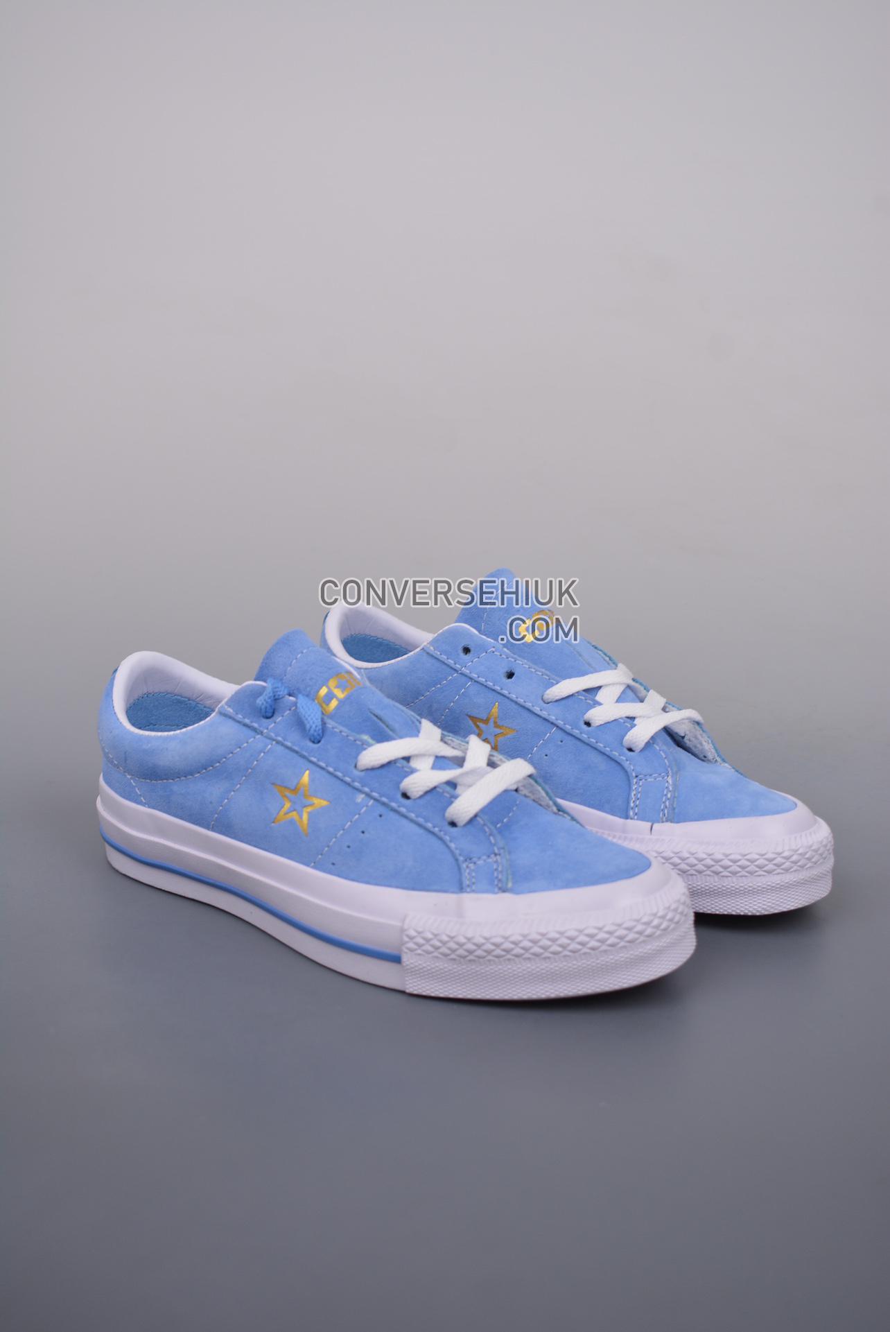 Converse One Star Pro Blue/White/Gold A06647C Shoes