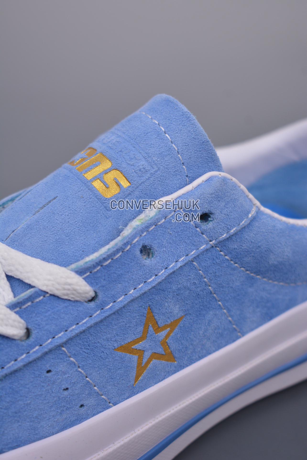 Converse One Star Pro Blue/White/Gold A06647C Shoes