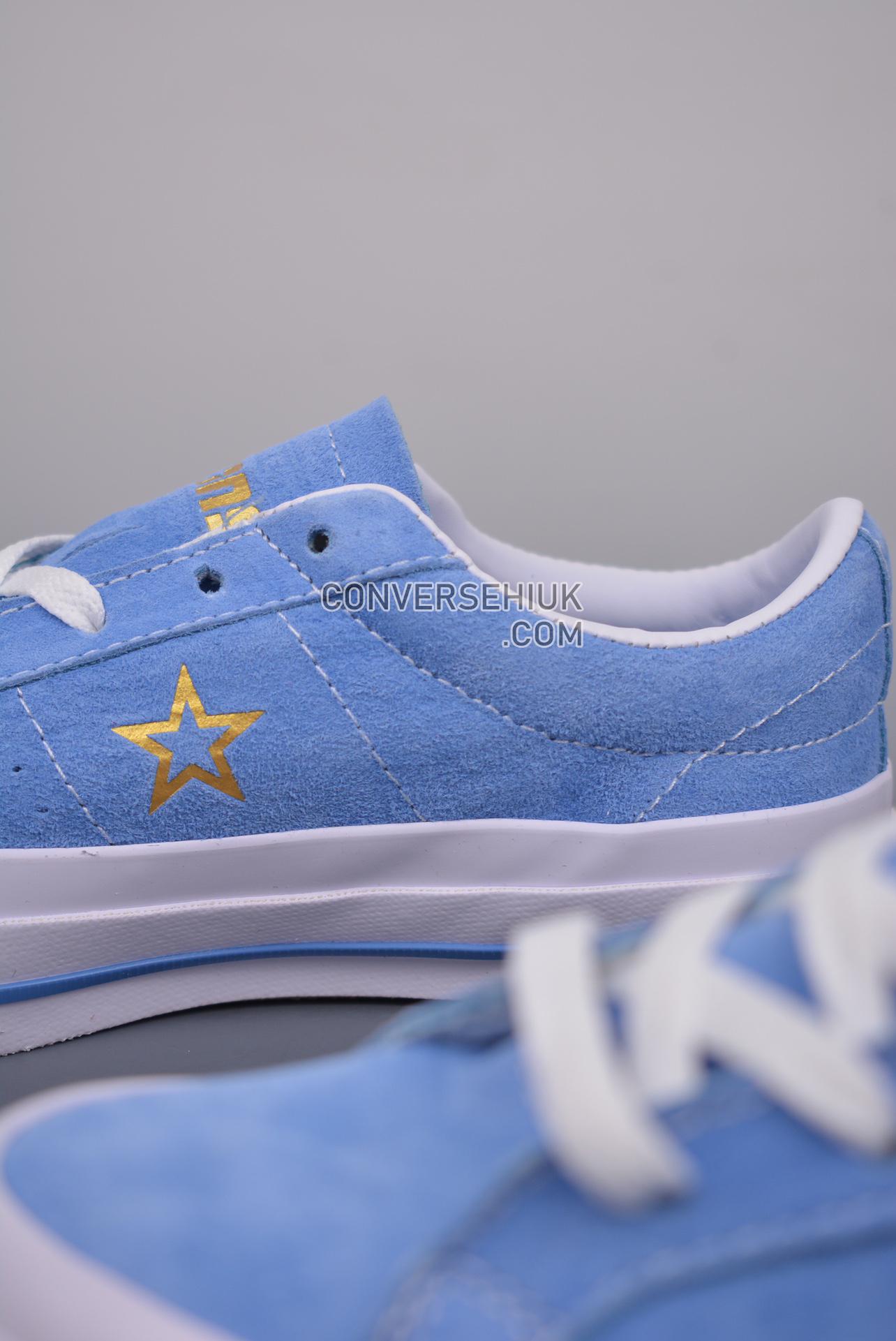 Converse One Star Pro Blue/White/Gold A06647C Shoes