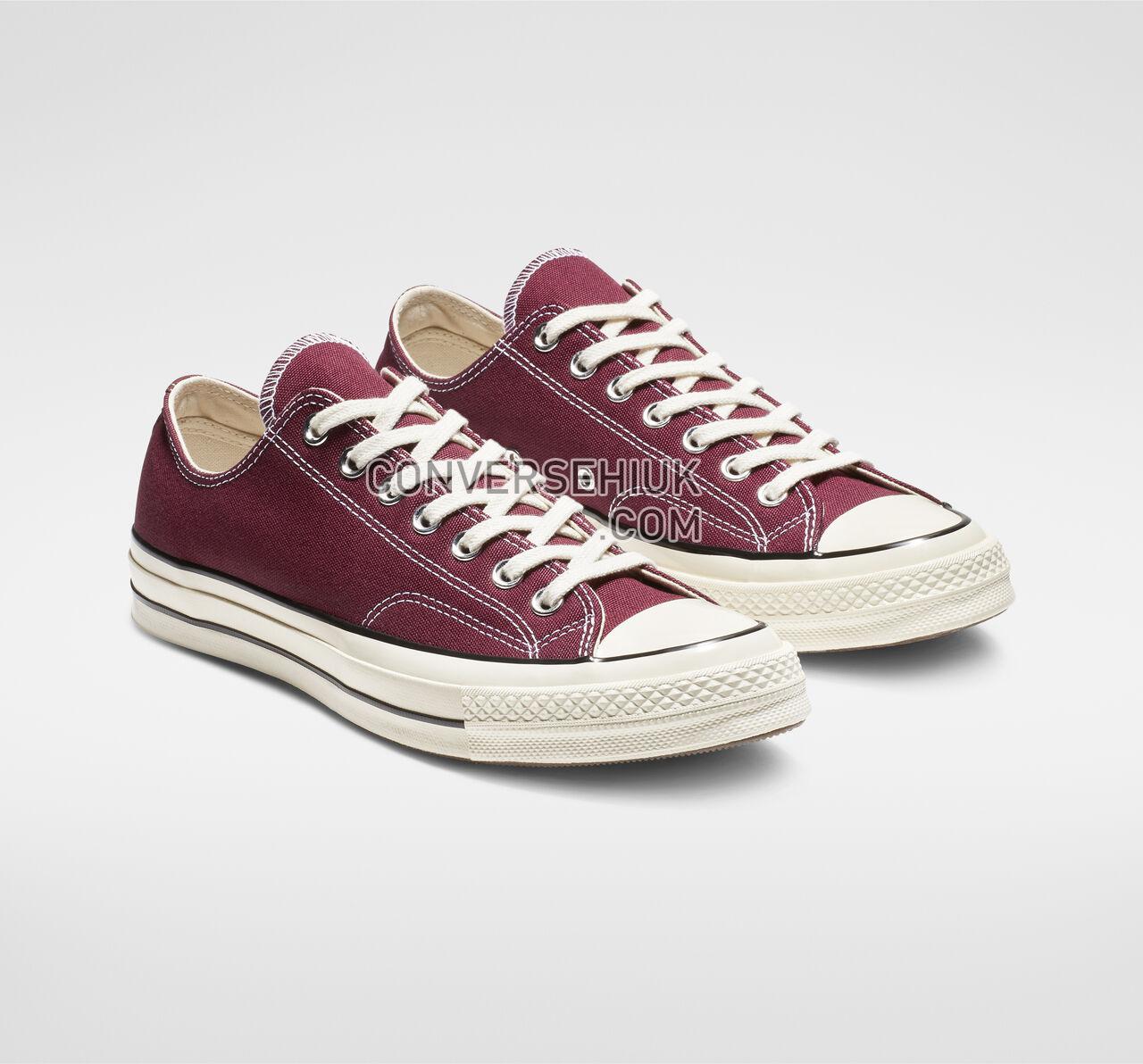 Converse Chuck 70 Low Top Dark Burgundy/Black/Egret 162059C Shoes