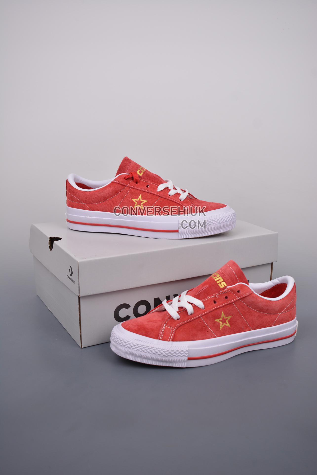 Converse Cons One Star Pro Red/Gold/White A06646C Shoes