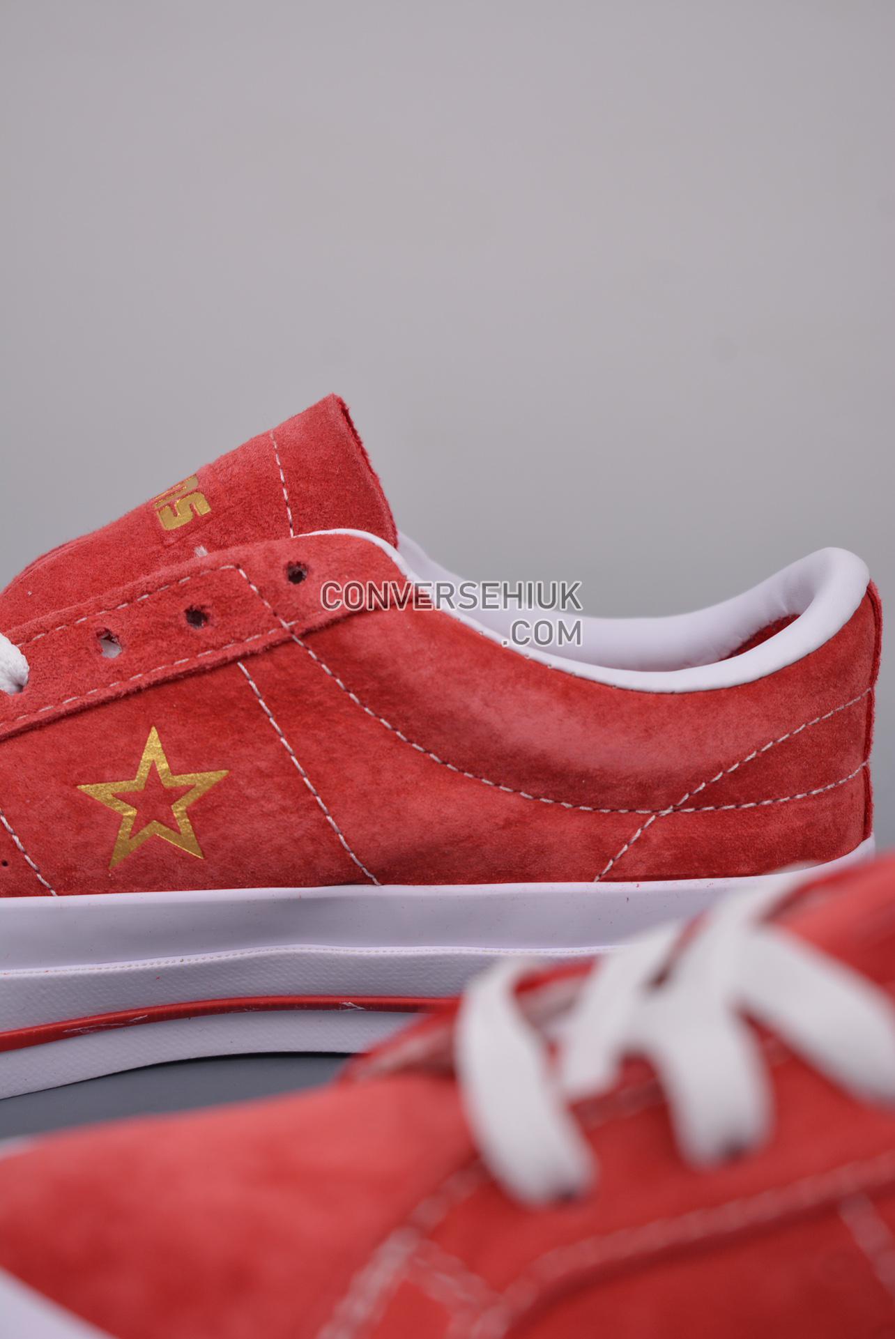 Converse Cons One Star Pro Red/Gold/White A06646C Shoes