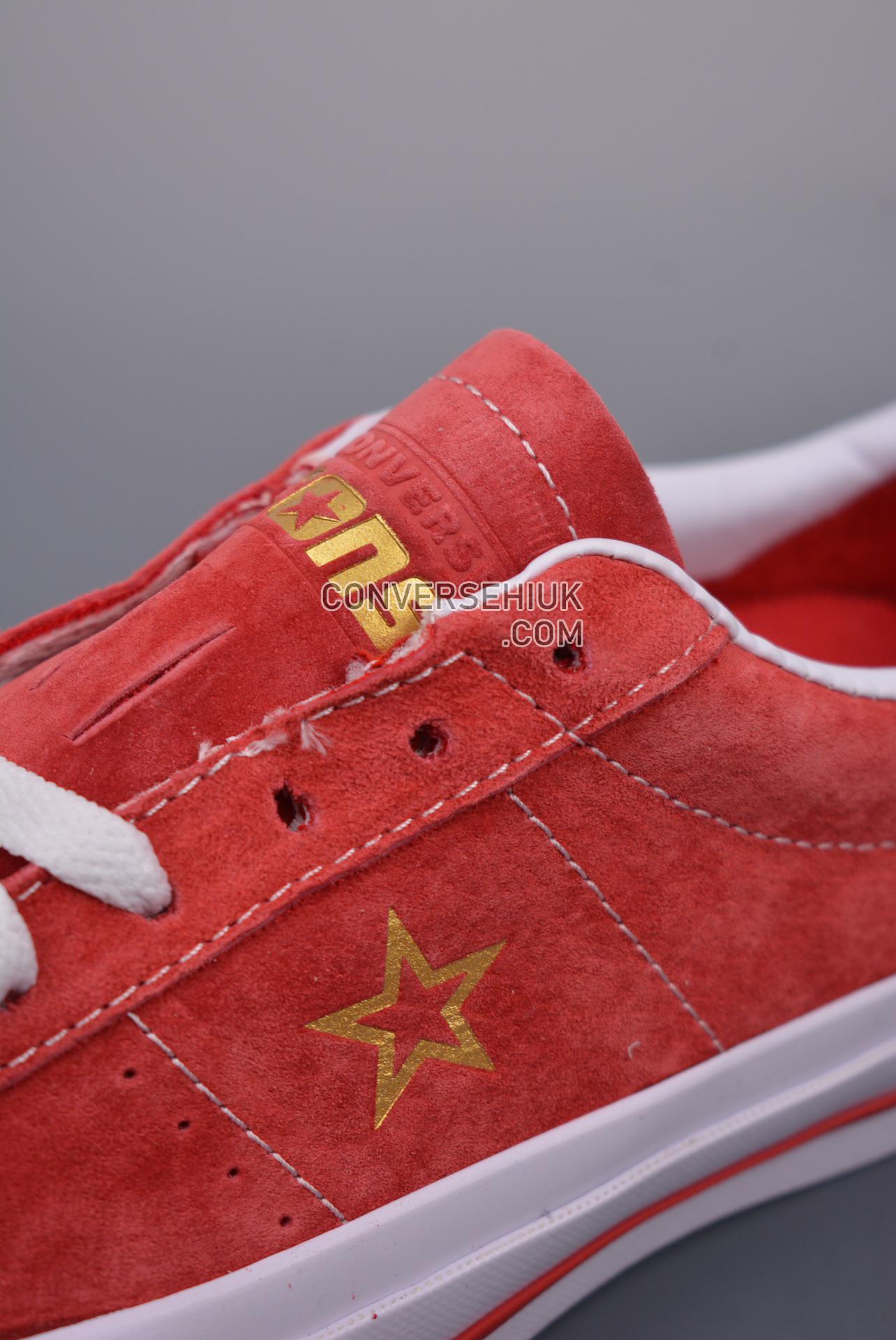 Converse Cons One Star Pro Red/Gold/White A06646C Shoes