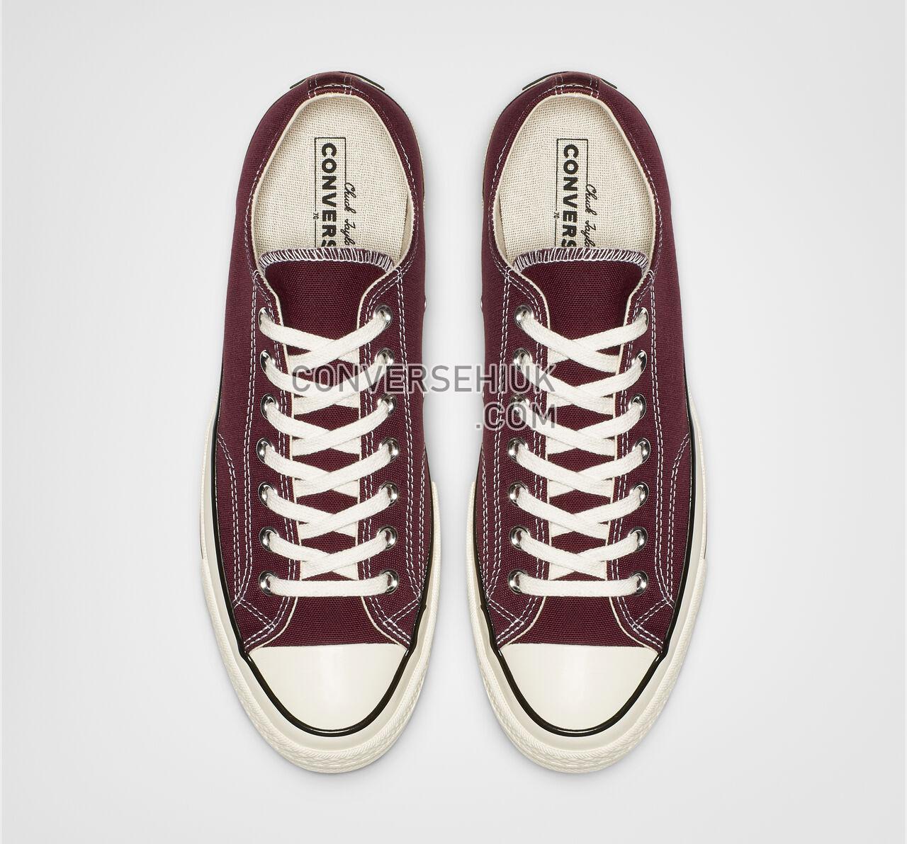 Converse Chuck 70 Low Top Dark Burgundy/Black/Egret 162059C Shoes