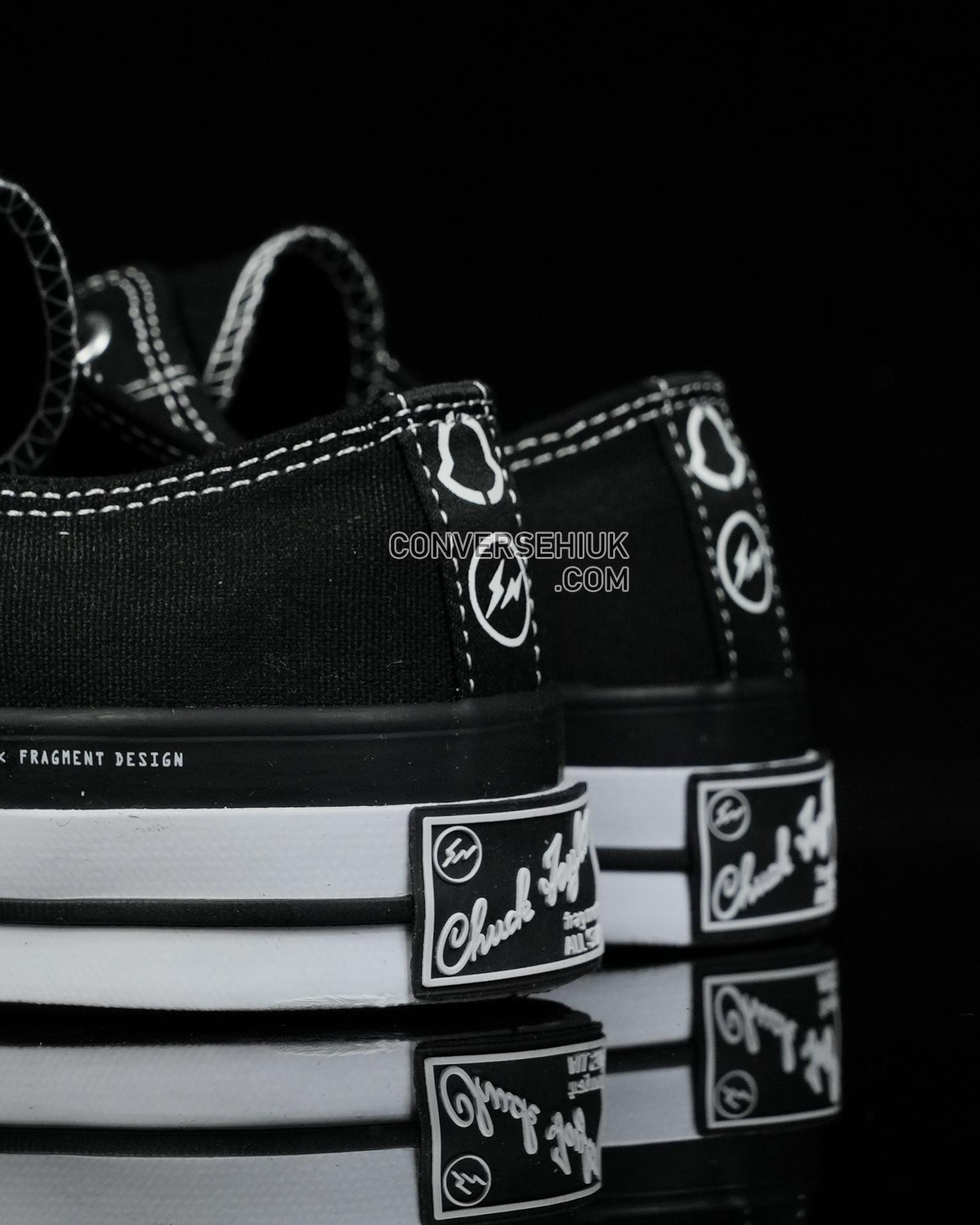 Fragment Design x Moncler x Converse Chuck 70 Low Black/White 169069C Shoes