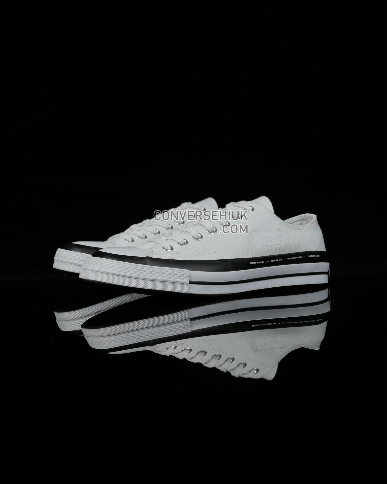 Fragment Design x Moncler x Converse Chuck 70 Low White/Black-White 169070C Shoes