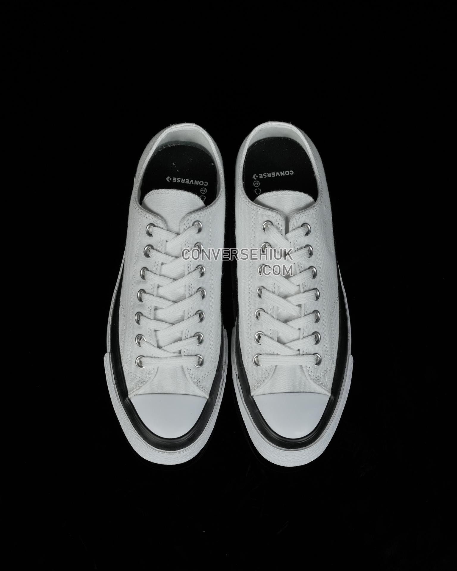 Fragment Design x Moncler x Converse Chuck 70 Low White/Black-White 169070C Shoes